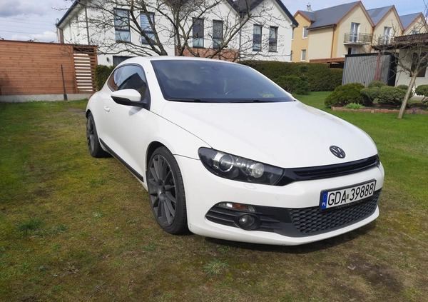 Volkswagen Scirocco cena 29500 przebieg: 222300, rok produkcji 2009 z Rumia małe 106